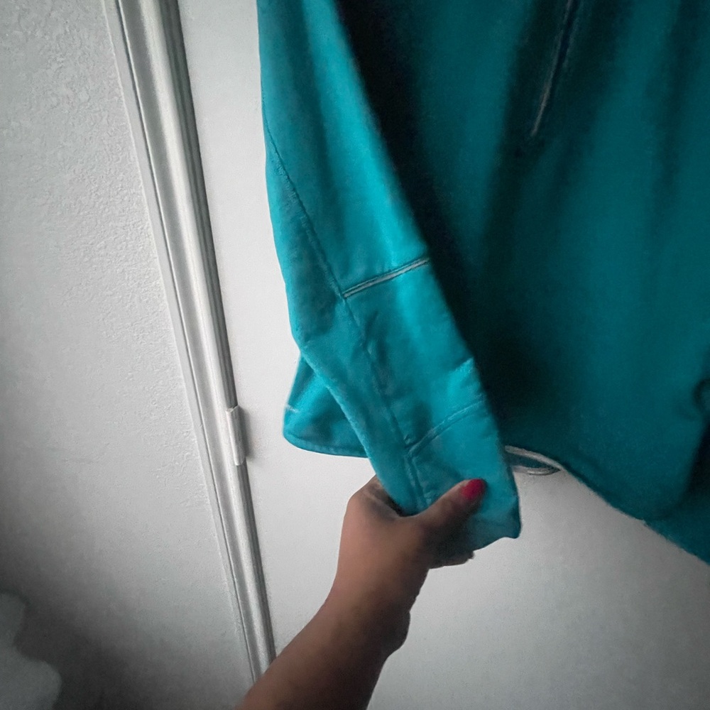 Nike Turquoise Half-Zip Hoodie - Picture 4 of 11